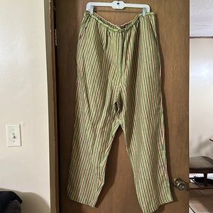 Striped pants size 2x